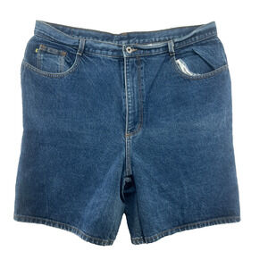 Vintage EUNINA Denim Shorts Women’s 23 High Rise Blue Made in USA